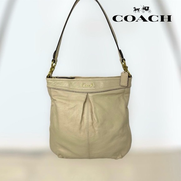 COACH ASHLEY F20114 LEATHER HIPPIE CROSSBODY BAG - Picture 1 of 16